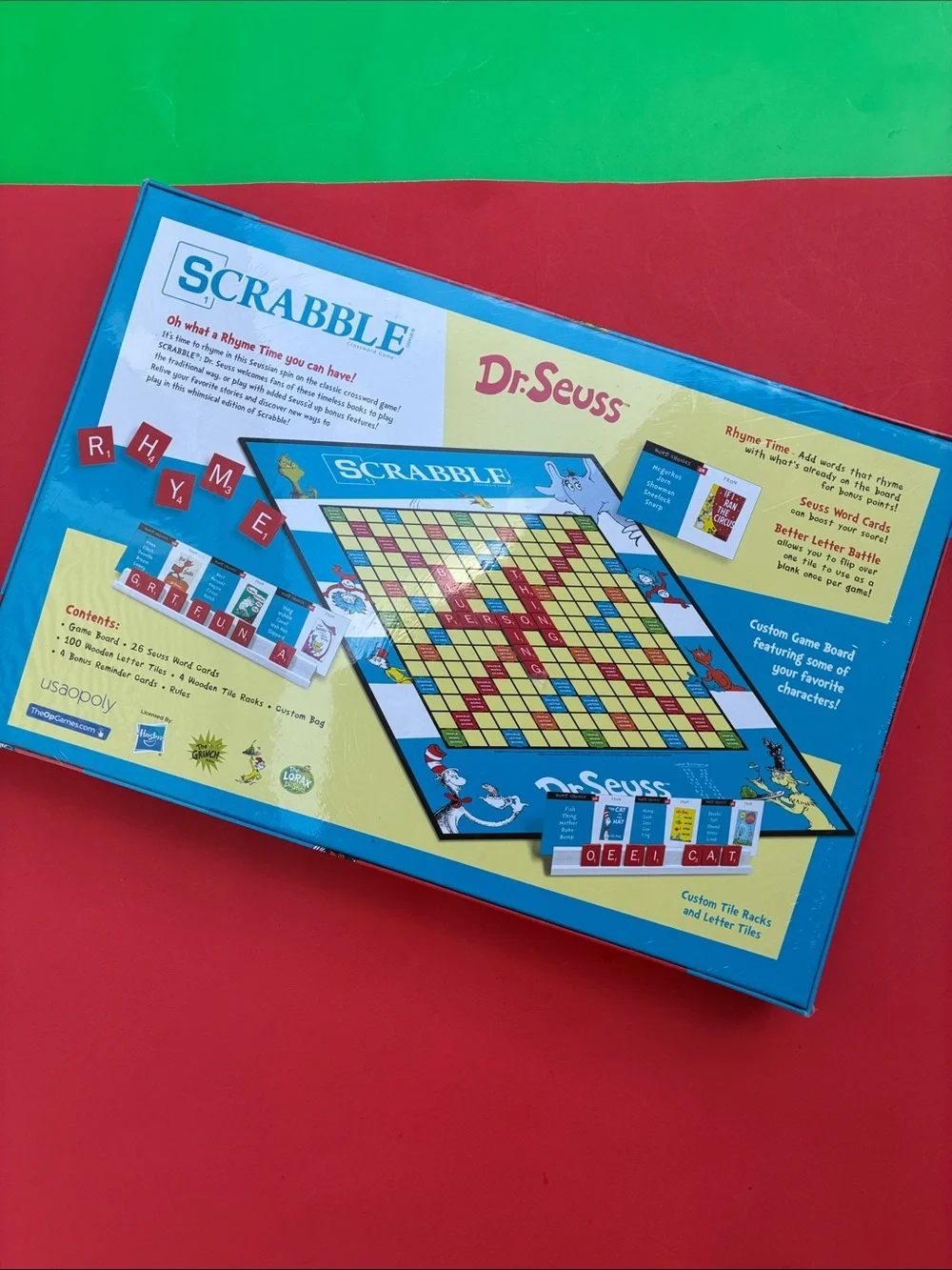 Hasbro - DR. SEUSS SCRABBLE (nwt)
